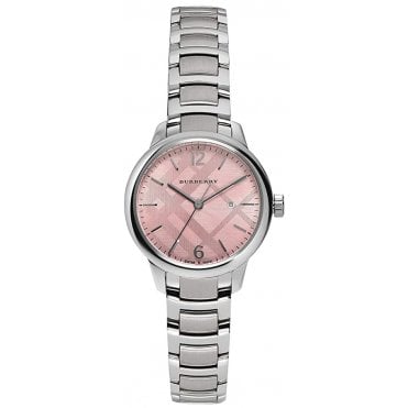 Burberry BU10111 Ladies Pink The Classic Check Watch