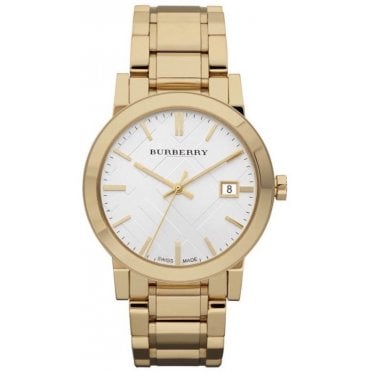 Burberry BU9003 Unisex Gold The City Watch