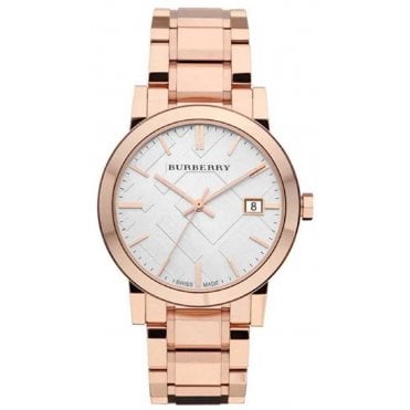Burberry BU9004 Unisex Rose Gold The City Watch