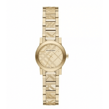 Burberry BU9234 Ladies The City Engraved Check Watch