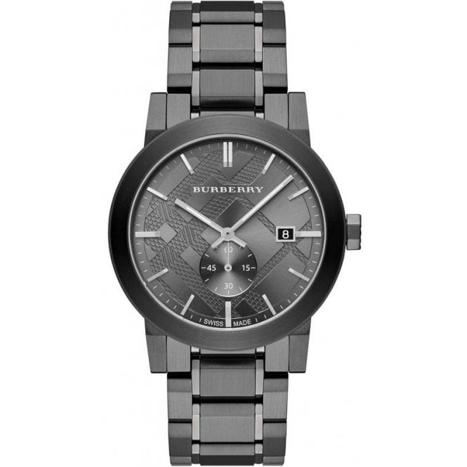 Burberry BU9902 Gunmetal Mens The City Watch