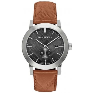 Burberry BU9905 The City Embossed Check Mens Watch