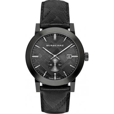 Burberry BU9906 The City Embossed Check Mens Watch