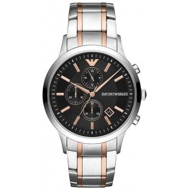 Emporio Armani AR11165 Mens Two Tone Watch