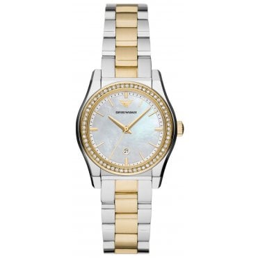 Emporio Armani AR11559 Ladies Two Tone Federica Watch