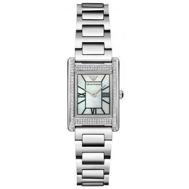 Emporio Armani AR11625 Ladies Mother of Pearl Crystal Watch