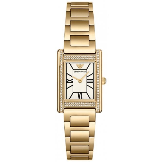 Emporio Armani AR11659 Ladies Gold Crystal Watch