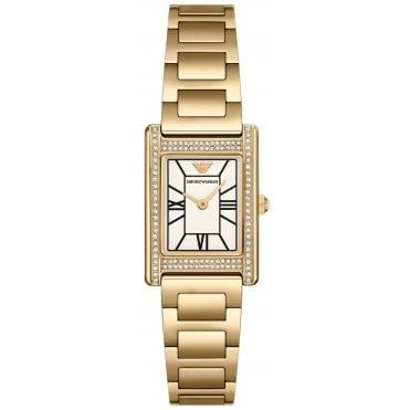 Emporio Armani AR11659 Ladies Gold Crystal Watch