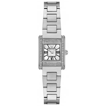Emporio Armani AR11662 Ladies Mother of Pearl Crystal Watch