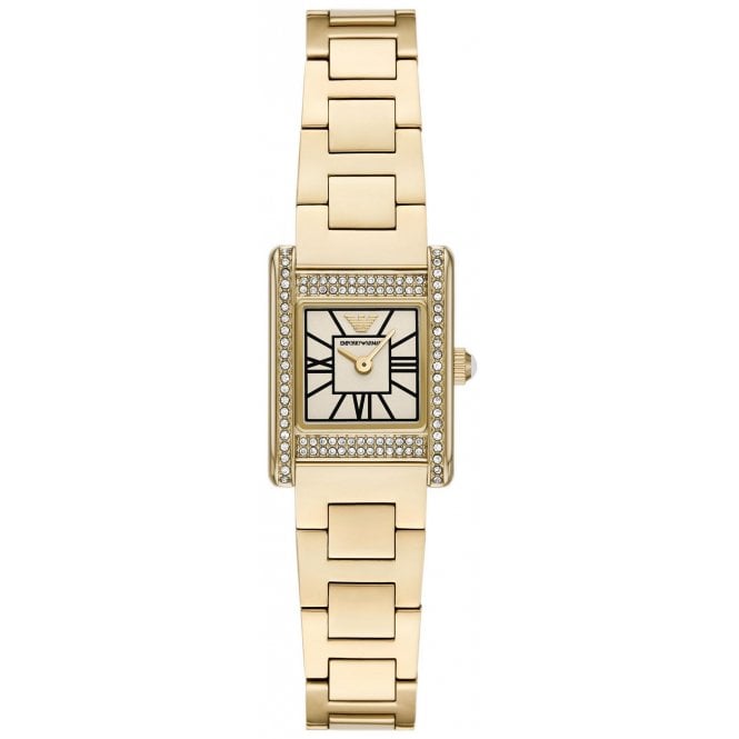 Emporio Armani AR11663 Ladies Gold Crystal Watch