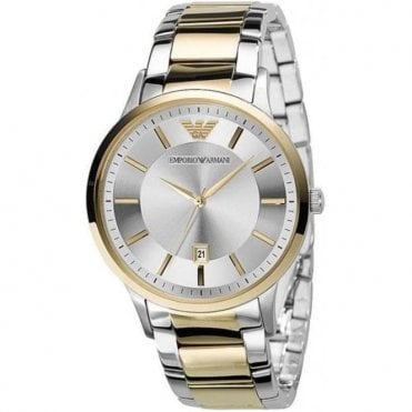 Emporio Armani AR2449 Mens Two Tone Watch