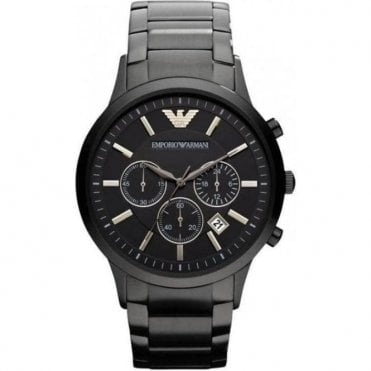 Emporio Armani AR2453 Mens Black Renato Watch