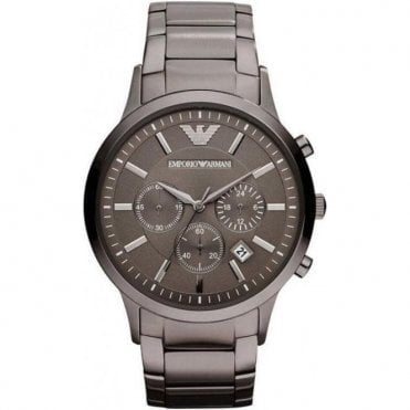 Emporio Armani AR2454 Mens Grey Renato Watch