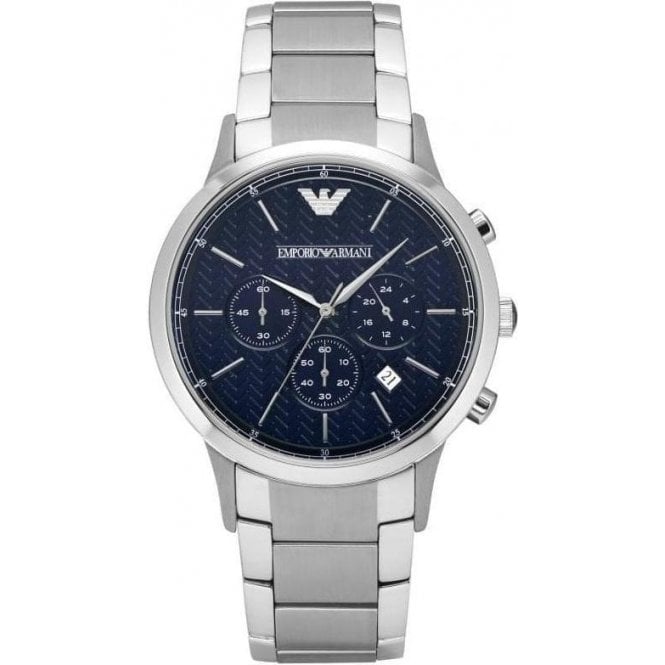 Emporio Armani AR2486 Mens Blue Renato Watch