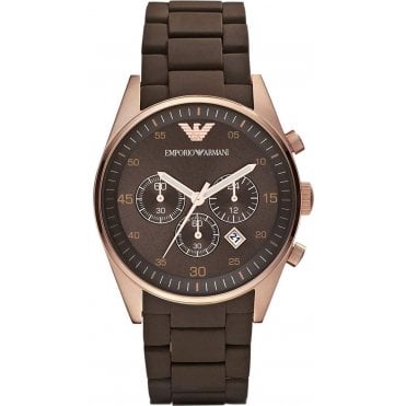 Emporio Armani AR5890 Mens Brown Tazio Watch