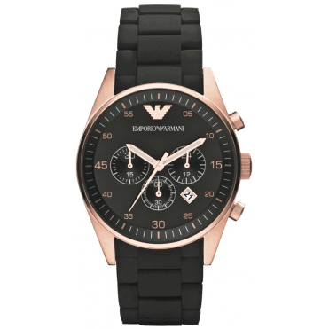 Emporio Armani AR5905 Mens Black Tazio Watch