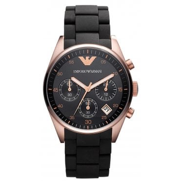 Emporio Armani AR5906 Ladies Black Tazio Watch