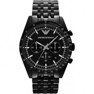 Emporio Armani AR5989 Mens Black Sportivo Watch