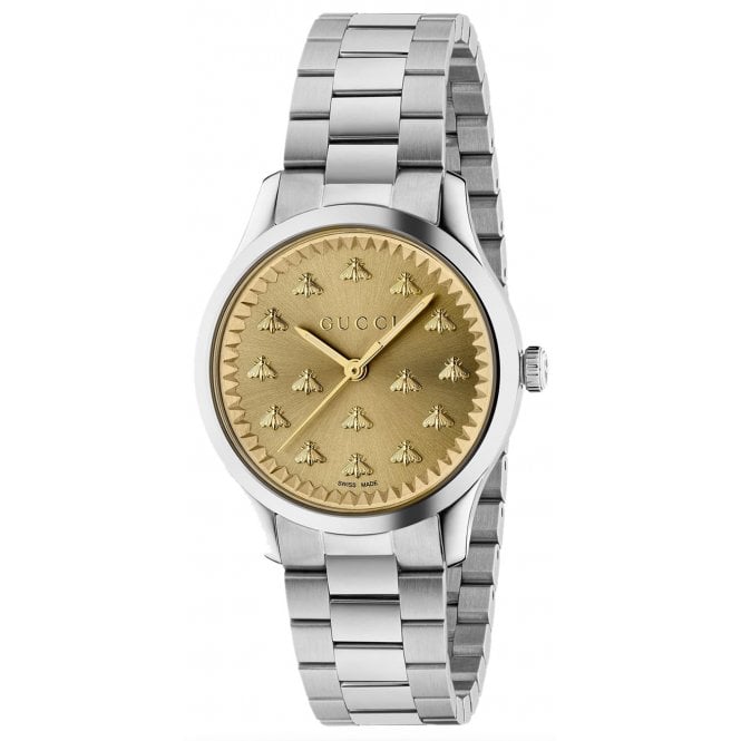 Gucci YA1265035 Ladies 32mm G-Timeless Watch