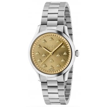 Gucci YA1265035 Ladies 32mm G-Timeless Watch