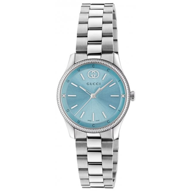 Gucci YA1265068 Ladies 29mm G-Timeless Diamond Watch