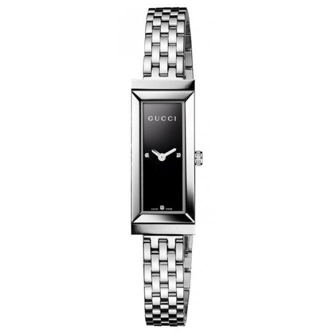 Gucci YA127504 Ladies 14mm G-Frame Diamond Set Watch