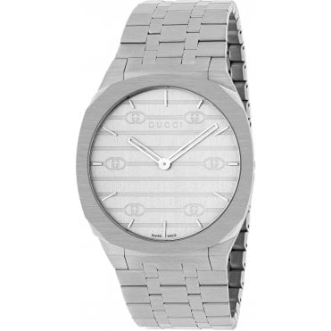 Gucci YA163407 Men's 38mm 25H Watch