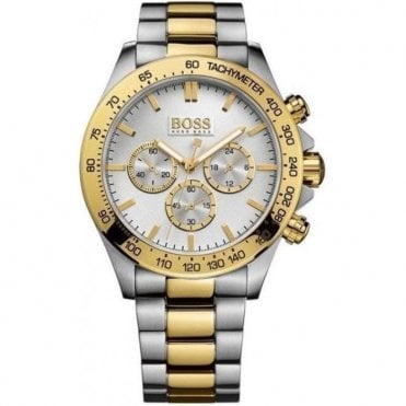 Hugo Boss HB 1512960 Mens Two Tone Ikon Watch