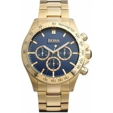 Hugo Boss HB 1513340 Mens Gold Ikon Watch