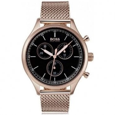 Hugo Boss HB 1513548 Mens Rose Gold Companion Watch