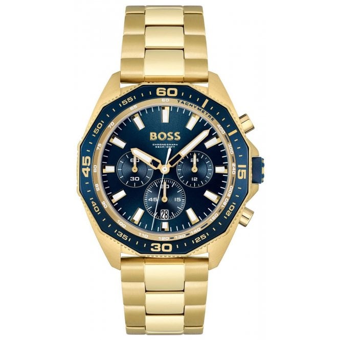Hugo Boss HB 1513973 Mens Gold Energy Chronograph Watch