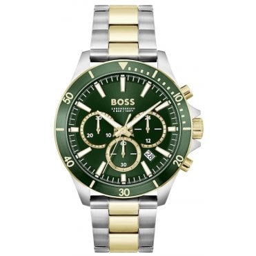 Hugo Boss HB 1514154 Mens Two Tone Troper Chronograph Watch