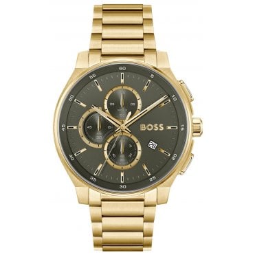 Hugo Boss HB 1514190 Mens Gold Peak 2.0 Chronograph Watch
