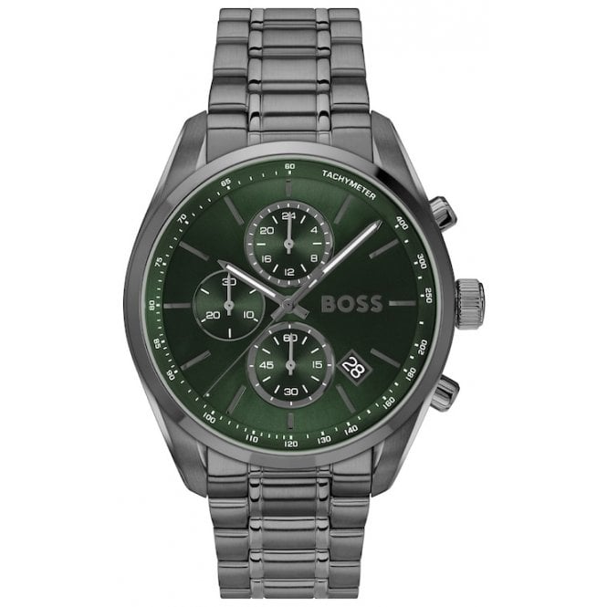 Hugo Boss HB 1514228 Mens Grand Prix 44.5mm Chronograph Watch