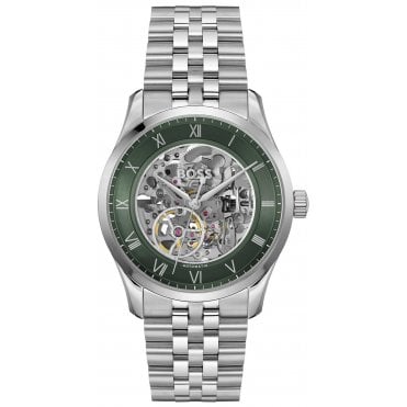 Hugo Boss HB 1514236 Mens Principle 41mm Skeleton Automatic Watch