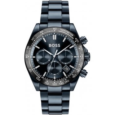 Hugo Boss HB 1514270 Mens Hero 2.0 Blue Chronograph Watch