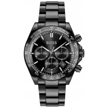 Hugo Boss HB 1514271 Mens Hero 2.0 Black Chronograph Watch
