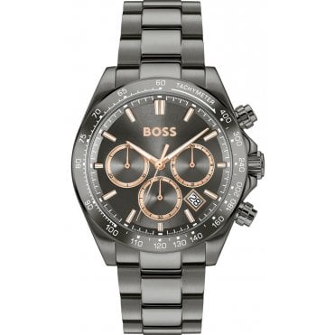 Hugo Boss HB 1514299 Mens Hero 2.0 Gunmetal Chronograph Watch