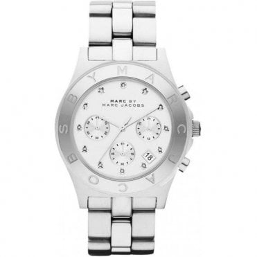 Marc Jacobs MBM3100 Ladies Silver Blade Watch