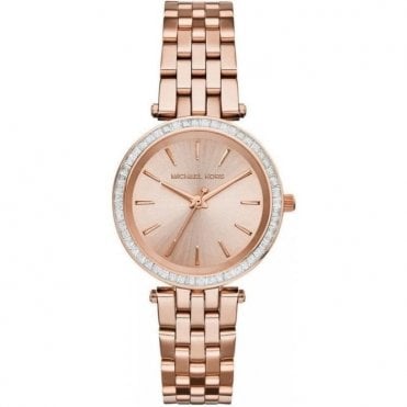 Michael Kors MK3366 Ladies Rose Gold Mini Darci