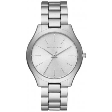 Michael Kors MK4502 Ladies Silver Slim Runway Watch