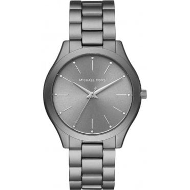 Michael Kors MK4506 Ladies Gunmetal Slim Runway Watch