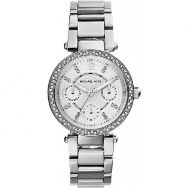 Michael Kors MK5615 Ladies Silver Mini Parker Watch