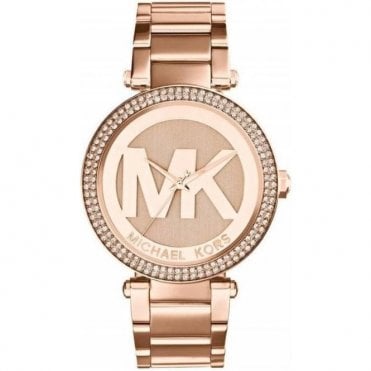 Michael Kors MK5865 Ladies Rose Gold Parker Watch