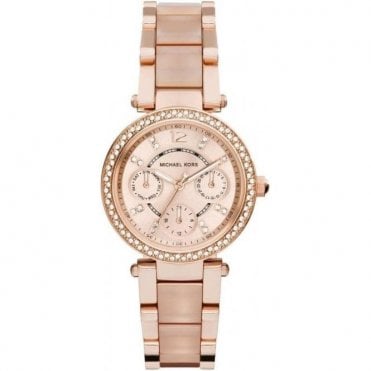 Michael Kors MK6110 Ladies Rose Gold Mini Parker