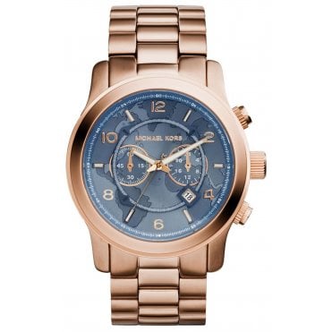 Michael Kors MK8358 Rose Gold Hunger Stop Watch
