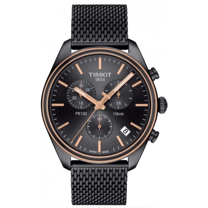Tissot T101.417.23.061.00 Mens 41mm PR 100 Chronograph Watch