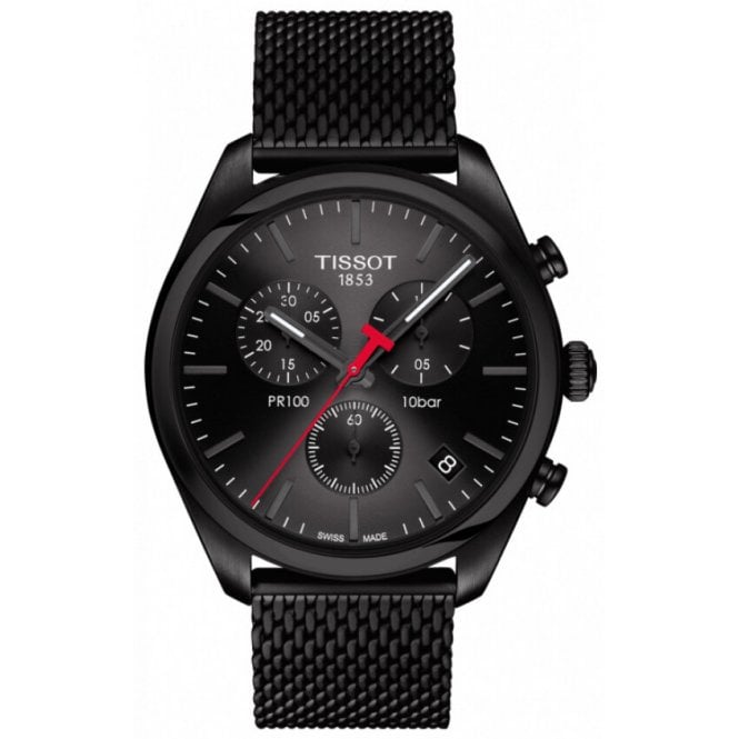 Tissot T101.417.33.051.00 Mens 41mm PR 100 Chronograph Watch
