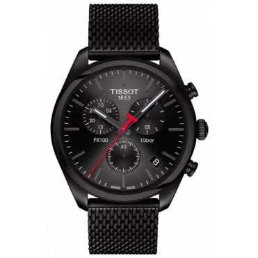 Tissot T101.417.33.051.00 Mens 41mm PR 100 Chronograph Watch