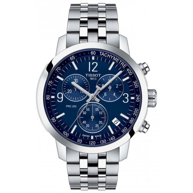 Tissot T114.417.11.047.00 Mens Blue Dial PRC 200 Chronograph Watch